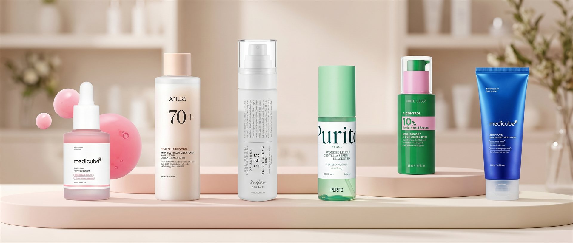 K-Beauty al mayoreo - variedad de productos coreanos