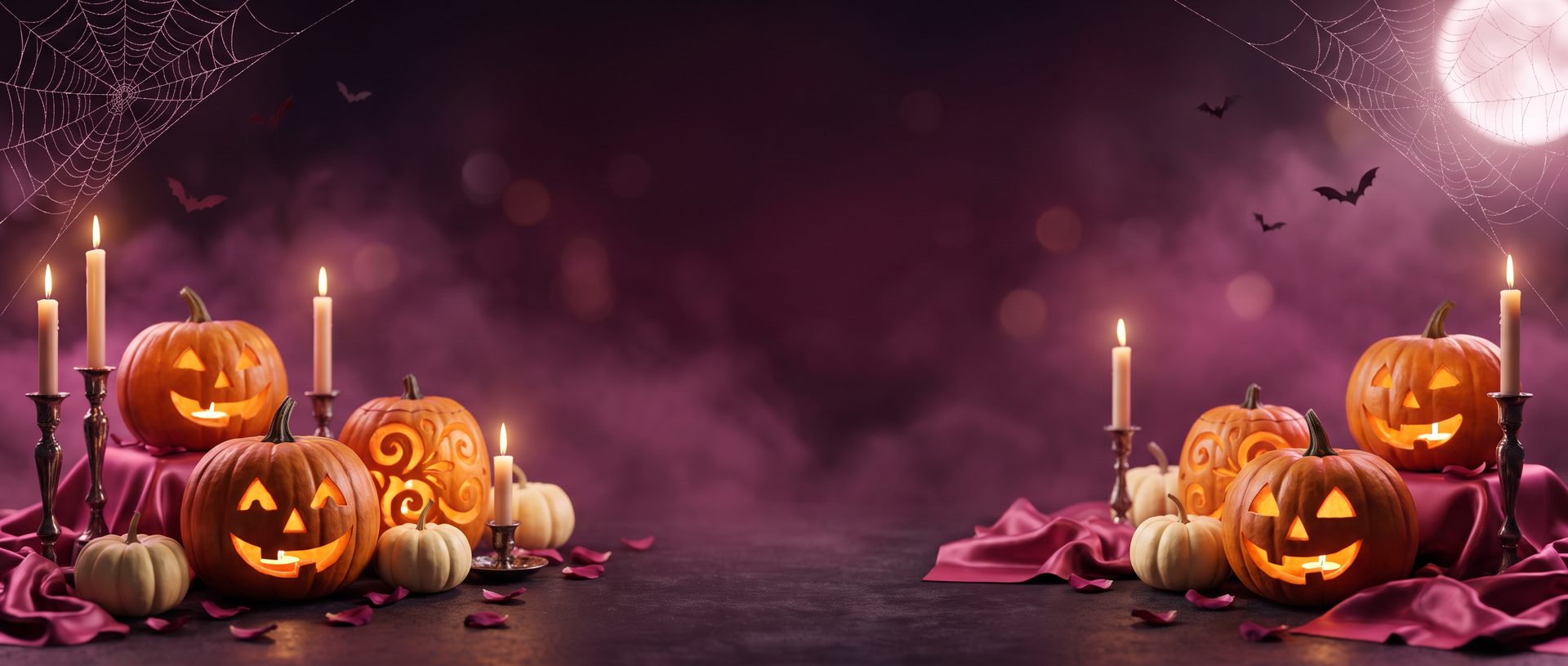 Halloween en Beauty Shop Supply: calabazas y velas