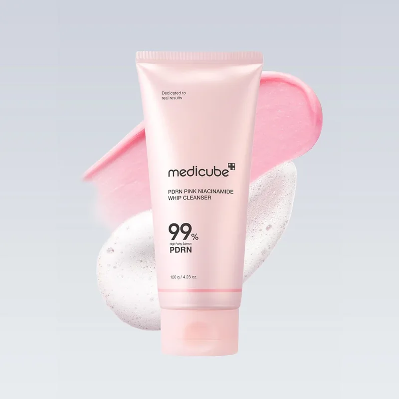 Medicube PDRN Pink Niacinamide Whip Cleanser 120g
