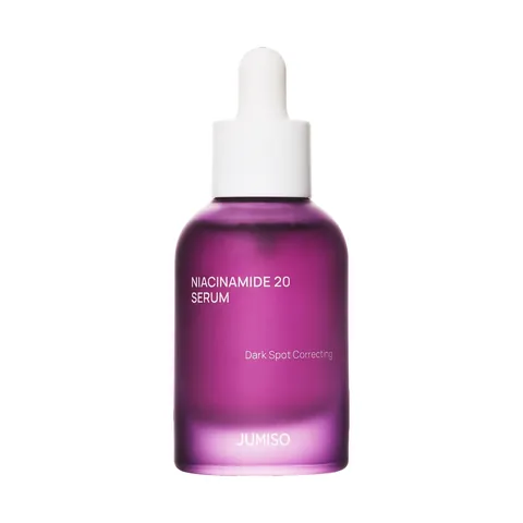 Frasco morado con gotero de Jumiso Niacinamide 20 Serum 40ml