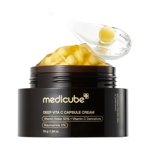 Medicube Deep Vita C Capsule Cream frasco