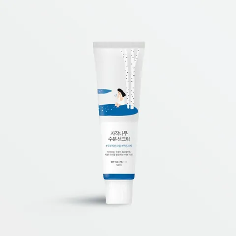 Tubo Round Lab Birch Juice Moisturizing Sunscreen SPF50+ PA++++ 50ml